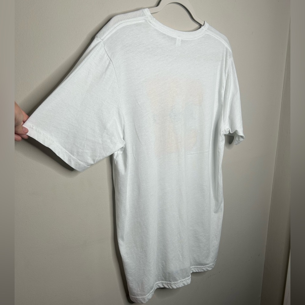 KC Kansas City Chiefs Football Fan Luxury Print Short Sleeved White T Shirt XL - Picture 5 of 8